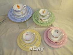 Set of 4, 4pc Disney Dinner Place Settings, Winnie the Pooh Tigger Piglet Eeyore