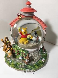 Six Rare Vintage Winnie The Pooh Musical Snow Globe 1963 And 1964