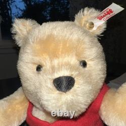 Steiff 355004 Teddy Bear Musical Winnie the Pooh Limited 2000 From 2016 RARE