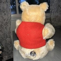 Steiff 355004 Teddy Bear Musical Winnie the Pooh Limited 2000 From 2016 RARE