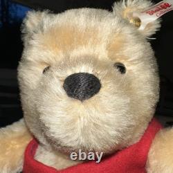 Steiff 355004 Teddy Bear Musical Winnie the Pooh Limited 2000 From 2016 RARE