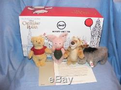 Steiff Disney Christopher Robin Gift Set Winnie The Pooh 355417 Limited Edition