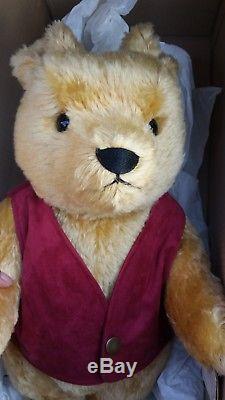 Steiff Mohair Growling Winnie The Pooh 20 Bear Limited Edition New With Tags