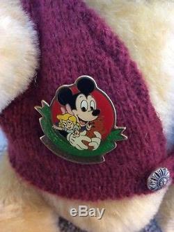 Steiff Winnie the Pooh Disney World Teddy Bear Convention Limited With Pin
