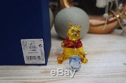 Swarovski #1142889 Disney Winnie The Pooh Brand Nib Crystal Bear Authentic