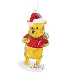 Swarovski Color Crystal Christmas Ornament Disney WINNIE THE POOH #5030561 New