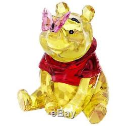 Swarovski Crystal Winnie The Pooh With Butterfly 5282928. New In Box