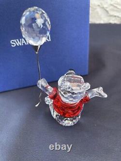 Swarovski Disney Winnie The Pooh With Balloon Retired Crystal Figurine #905678