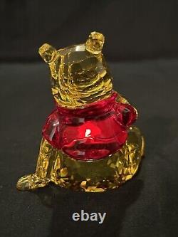 Swarovski Disney Winnie The Pooh With Honey Pot Crystal Figurine #1142889