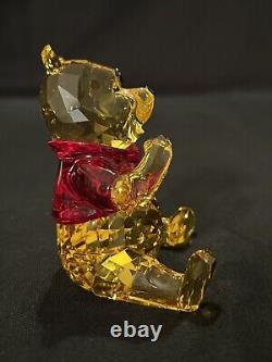 Swarovski Disney Winnie The Pooh With Honey Pot Crystal Figurine #1142889