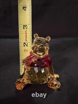 Swarovski Disney Winnie The Pooh With Honey Pot Crystal Figurine #1142889