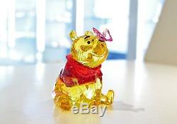 Swarovski Disney Winnie the Pooh with Butterfly Pink 5282928Brand New in Box