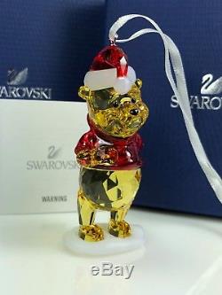 Swarovski Winnie The Pooh Christmas Ornament Mib #5030561