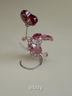 Swarovski's Disney Piglet 2 Piece Crystal Heart Set