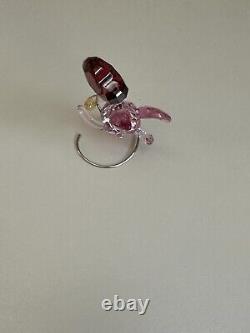 Swarovski's Disney Piglet 2 Piece Crystal Heart Set