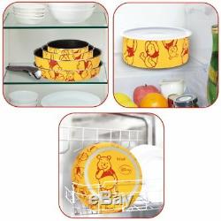 T-Fal x Disney Winnie the Pooh Pot Frying Pan Set Yellow L01791 Japan F/S New