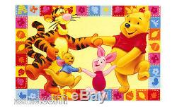 Tappeto Winnie the Pooh e Amici Tigro Pimpi Ro Girotondo Giallo 100x170cm Disney