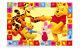 Tappeto Winnie The Pooh E Amici Tigro Pimpi Ro Girotondo Giallo 100x170cm Disney