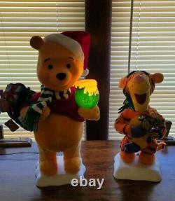 Telco Disney Winnie The Pooh And Tigger Motionette's Lot of 2 Tested Works As Is