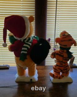 Telco Disney Winnie The Pooh And Tigger Motionette's Lot of 2 Tested Works As Is