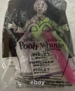 The Book Of Winnie The Pooh-Piglet. 2001 Mc. Donald's Toy. Rare