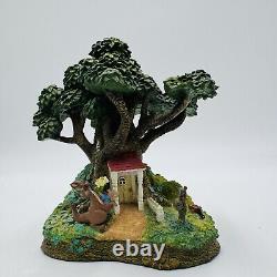 The Danbury Mint Disney Winnie The Pooh Kanga And Roo's House Figurine Resin