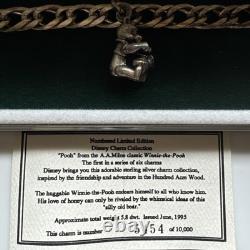 The Disney Store Collection Winnie the Pooh Charm Bracelet Vintage LTD Edition