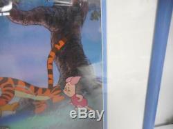 The New Adventures of Winnie the Pooh Original Production Cel withTigger & Piglet