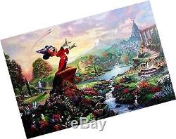 Thomas Kinkade Fantasia Lady & The Tramp Winnie The Pooh Tangled Disney Dream