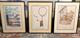 Three Vintage Walt Disney 26 X 20 Framed Art Classicswinnie The Pooh