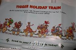 Tigger Holiday Train by Danbury Mint -6 Pieces- In Original Box- Winnie the Pooh