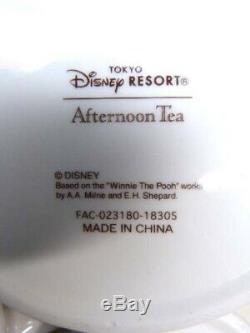 Tokyo Disney Resort Afternoon Tea Winnie the Pooh Cake tea pot cup set