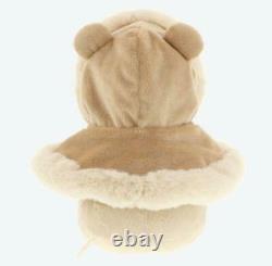 Tokyo Disney Resort Winnie the Pooh Hood coat Plush Fluffy Beige 28cm Limited