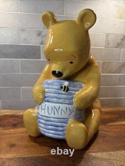 Treasure Craft Disney Winnie the Pooh Hunny Pot Cookie Jar Collectible Vintage