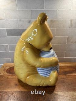 Treasure Craft Disney Winnie the Pooh Hunny Pot Cookie Jar Collectible Vintage