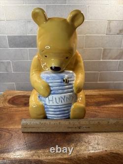 Treasure Craft Disney Winnie the Pooh Hunny Pot Cookie Jar Collectible Vintage