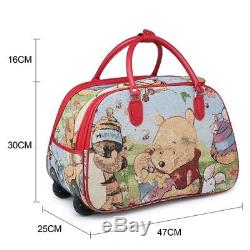Trolley Holdall Winnie the Pooh Bag Girls Pooh Bear Hand Luggage Travel Handbag