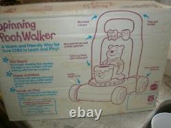 ULTRA RARE NEW NOS Mattel Spinning Pooh Walker #14877
