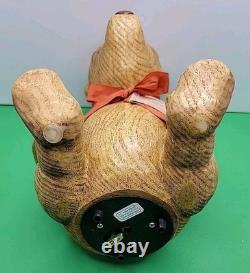 Unique Walt Disney Mechanical Wind Up Musical Winnie The Pooh Bear By Charpente