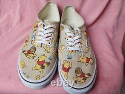 VANS x Disney Men 8.5 Women 10 Winnie The Pooh Shoe Lace Up Sneaker TB4R