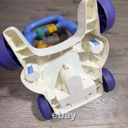 VINTAGE Winnie the Pooh Mattel Spinning Pooh Kids Push Walker Toy Baby 1997 RARE