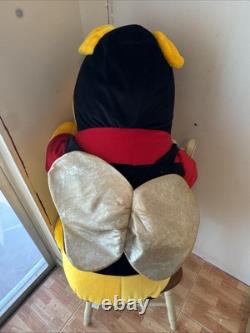 VTG 32 Jumbo Giant Winnie the Pooh Plush Disney Bumblebee Bee Wings Rare