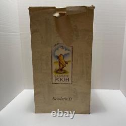 VTG Classic Winnie the Pooh Boodends-Box Damage-Velveteen Shows Minor Aging