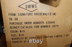 VTG Disney Winnie the Pooh Blue Toile Dinnerware Soup Bowl 4 Piece Set Stoneware