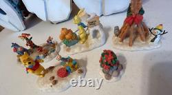 VTG Disney Winnie the Pooh Christmas in the 100 Acre Woods Original Box READ