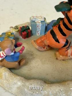 VTG Disney Winnie the Pooh Christmas in the 100 Acre Woods Original Box READ