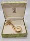 Vtg Krementz Disney Winnie The Pooh Gold Tone Pin/brooch Watch Collectors