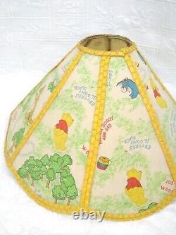 VTG Winnie The Pooh 18 (Across) Ceiling/ lamp shade walt disney prod. READ