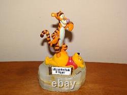 VTG Winnie The Pooh & Tigger Sculpture Ron Lee Signed & Dated 1992 #161 of 2750