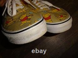 Vans x Disney Winnie the Pooh Sneakers shoes size men's 7.5 women's 9